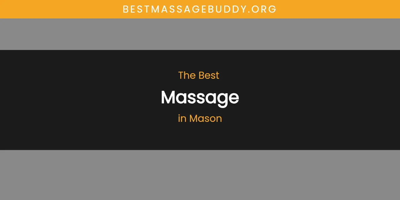 Mason's Best Massage featured