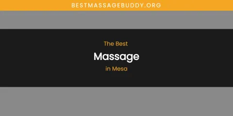 Mesa's Best Massage