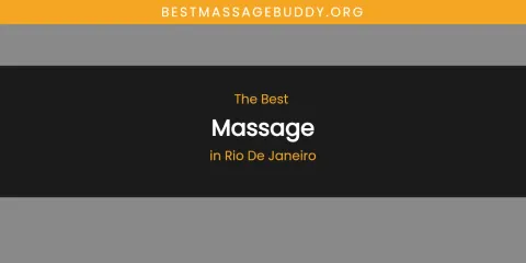 Rio DE Janeiro's Best Massage